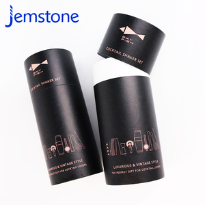 Custom Design Eco Friendly <b>Cocktail</b> <b>Shaker</b> <b>Set</b> Kraft Cardboard Tube Water Bottle Wine Whisky Cylinder Box Paper Tube Packaging - Product Image 3