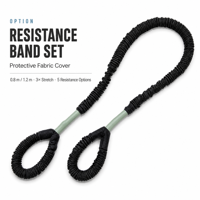 Corde de résistance élastique avec poignées, bande d'entraînement de flexibilité pour le yoga, la gym à domicile et les exercices de fitness