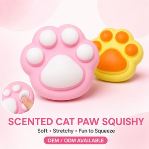 Wholesale Flour Filled Bear Paw Squishy Toy Slow Rising TPR <b>Squeeze</b> <b>Ball</b> Sensory Fidget Toy OEM ODM - Product Image 2