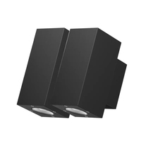 Applique murale LED moderne en aluminium 16W, étanche IP65, réglable, carrée, pour extérieur, éclairage de jardin, CRI90, garantie 5 ans