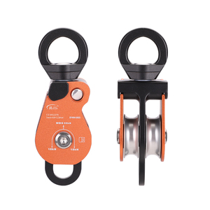 Chất Lượng Cao Hợp Kim Nhôm Leo Núi Đu Pully Nhôm Bánh Xe Cứu Hộ Ròng Rọc - Product Image 5