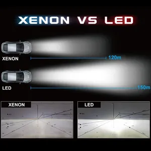 Xenon Auto Lighting System Latest Model D4S LED Headlight Fan Cooling D4S Xenon Bulb Conversion Replacement Kit