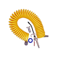 Kit d'outils universels de soufflage pneumatique avec buse haute pression, tuyau en PU de 5 m, construction légère