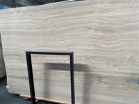 Dalles de travertin naturel d'Italie, marbre romain poli beige jaune blanc pour carrelage mural et sol, carrelage en marbre