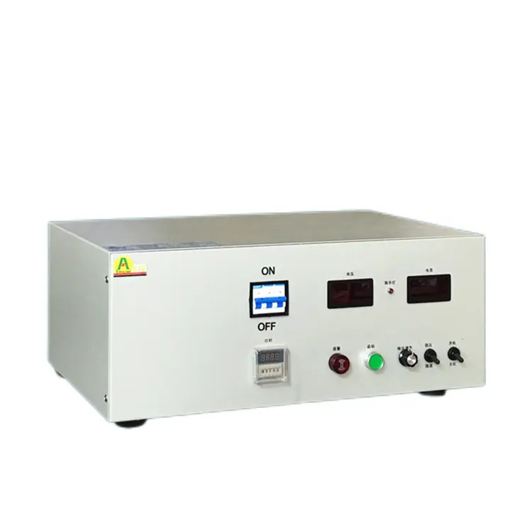 Nhà máy tùy chỉnh 100A/24V anodic quá trình oxy hóa xử lý nước Điện đánh bóng deburring DC duy nhất xung 100A cung cấp điện