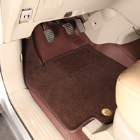 Ensemble complet de tapis de voiture spécifiques à double couche en cuir, bobine de PVC, 5d, tapis de sol pour BYD