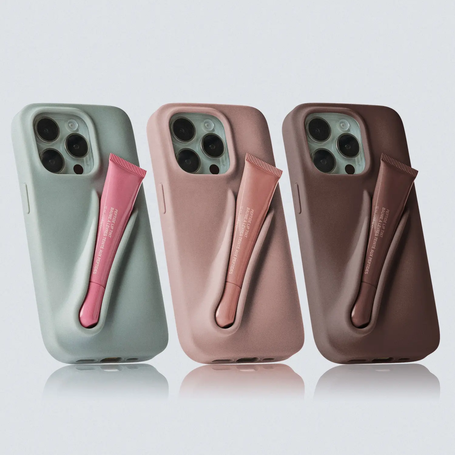 Neue Mode Premium-Handyhülle Herstellung IPeptid Lippen-Silizium-Handyhülle Lippenfarbtonbezug für iPhone 15 Pro Max Handyhülle 16