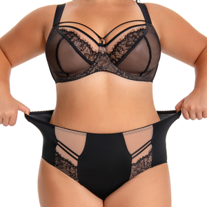 Oem Africa Soutien-gorge et culotte en dentelle à armatures pour femmes matures, grandes tailles XXL, bonnets F G H <span class=keywords><strong>J</strong></span> <span class=keywords><strong>K</strong></span> <span class=keywords><strong>L</strong></span>, lingerie sexy pour femmes à forte poitrine, articles intimes - Product Image 2