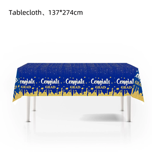 Màu xanh 2025 tốt nghiệp mùa Bộ đồ ăn thiết lập cho lễ Tạ ơn & giáng sinh bên trang trí & xin chúc mừng nền trang trí nội thất - Product Image 6