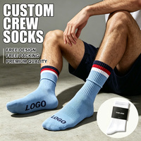 Chaussettes de sport classiques en coton pour hommes, noires, personnalisées, avec logo, style vintage, nouvelle collection, East Customized