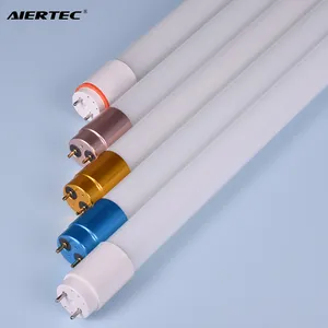 AIERTEC-tubo Led de cristal, alta calidad, precio de fábrica, OEM/ODM, 3000K-6500K, 18W, 3 pies, 4 pies, G13, T8