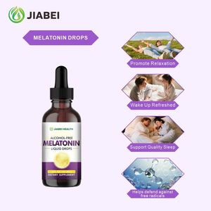 GABE Health Factory OEM - Gotas Herbales Veganas de Melatonina, Suplemento para Dormir para Adultos, Certificado GMP, Apoyo para la Memoria - Product Image 2