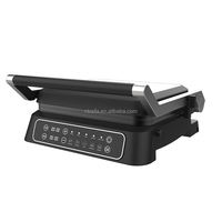 Aifa Machine à sandwich panini électrique à expansion complète 2000w 180 ° avec revêtement antiadhésif Machine à griller les steaks