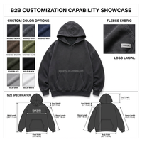 Sweat-shirt à capuche pour homme avec logo personnalisé, doublure en polaire, poche kangourou, pour streetwear et vêtements décontractés, OEM ODM