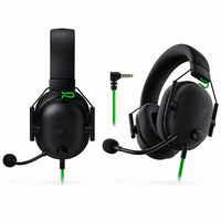 Razer BlackShark V2 X Headset Gaming 7.1 Channel Jack Audio 3.5mm Bantalan Busa Memori Ringan Nyaman Cocok untuk Pemakaian Berpanjangan