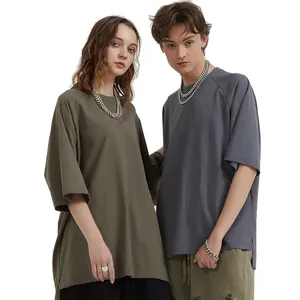 Summer Casual Tops Supplier Blank High Quality T Shirt Heavy 100% Cotton Plain T Shirts For Printing Unisex