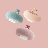 Éponge de douche douce en maille Pouf de lavage Boule de bain exfoliante Boules de savon de bain moussantes Petites