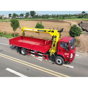 Grue montée sur camion Shacman 8T LHD RHD pour la manutention et la livraison de marchandises en milieu rural africain - Product Image 3
