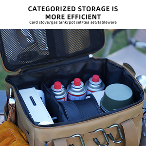 Caja de almacenamiento de equipo de camping mejorada multifuncional para entusiastas del aire libre para campistas y picnics - Product Image 3