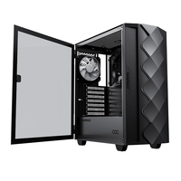 GAMEMAX Micro ATX Supporting ARGB Fan Strip Gaming Case RTX3080 Gamer MID Tower Steel PC Case for Desktop Computer