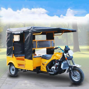 Tricycle à 3 roues, taxi, Bajaj, moto à essence pour adultes avec cabine - Product Image 2