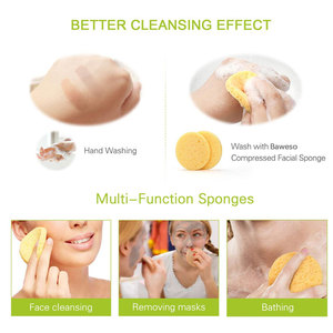 Mặt hàng mới nén bọt biển trên khuôn mặt hình tròn cellulose bọt biển trên khuôn mặt để làm sạch da mặt và trang điểm - Product Image 4
