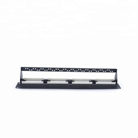 Melontel MT-4012 1U/2U 19 Inch Krone 110 Dual IDC Cat6/Cat5e Network AMP Tipe 24/48 Port Panel Patch Bersertifikasi ISO9001:2008