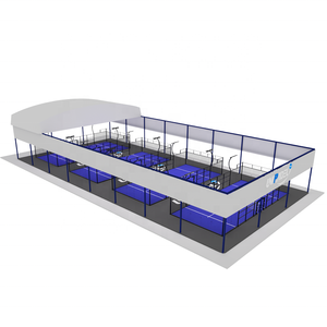 <span class=keywords><strong>Cancha</strong></span> de Pádel de 12 mm con Techo, Precio de Cristal para <span class=keywords><strong>Cancha</strong></span> Móvil, Césped Artificial, Tamaño para Estadios - Product Image 2