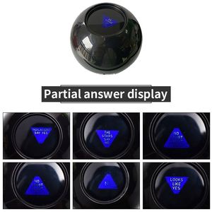 Luces LED Redondas de Plástico Personalizadas Mágicas, Mini Juguete de Fiesta Negro con 8 Bolas para Reuniones - Product Image 4