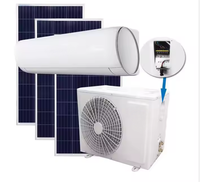 Alimentation hybride solaire de climatiseur fendue fixée au mur de système solaire de climatiseur Offre Spéciale