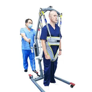 Складное транспортное оборудование для ухода за пожилыми людьми ISO10535, гидравлическая машина, гидравлический подъемник для пациента с ремнем