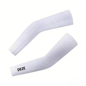 Manchons de bras rayés classiques personnalisables ZEDE, respirants, protection solaire, pour sports de plein air et usage quotidien - Product Image 1