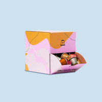 Boîte d'emballage en papier pour capsules de café, personnalisée avec logo de marque, pour café en dosettes