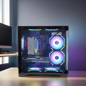 פנטזיה wukong מותאם אישית אמצע מגדל המשחקים במקרה עם לוח זכוכית בצד ברור עבור גיימרים עבור ארונות משחקים - Product Image 6