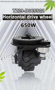 Conjunto de Roda de Direção Horizontal AGV com Tração por Motor Elétrico CC MDBOT e Design Recartilhado - Product Image 4