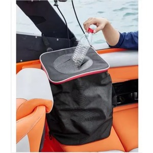 Muestra gratuita de bote de basura para barco con logo personalizado, bolsa de basura reutilizable para barco, bote de basura portátil, organizador de almacenamiento para el maletero, para navegación. - Product Image 6