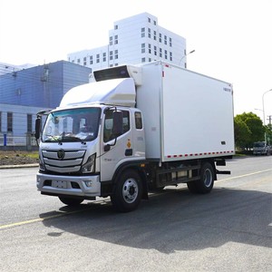 Manufacturer Direct Foton Small 4X2 LHD/RHD 4 Ton Reefer Truck for Frozen Food Distribution - Product Image 1