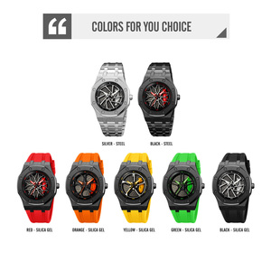 OEM Custom quarzo di lusso di alta qualità orologio auto ruota Design 30M orologio impermeabile moda acciaio inossidabile orologio da polso all'ingrosso - Product Image 5