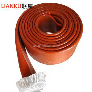 <span class=keywords><strong>Manchon</strong></span> tressé en verre E de haute qualité en usine Protection contre l'incendie Utilisation industrielle Gaine en fibre de verre durable flexible à haute pression - Product Image 4