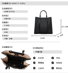 Bolsos cruzados de diseñador de moda, bolsos de hombro de cuero genuino de alta calidad, bolsos de mano casuales para mujer - Product Image 2