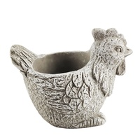 Petit pot à fleurs en ciment classique fait à la main pour la décoration du jardin et de la maison
