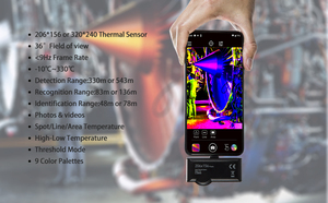 กล้องถ่ายภาพความร้อนอินฟราเรด CEM T-10 ระบบแอนดรอยด์ ราคาประหยัด พร้อมพอร์ต USB รองรับการปรับแต่ง OEM & ODM แบรนด์จีน CEM T - Product Image 2
