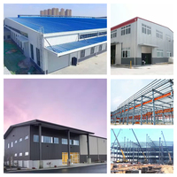 Structure en acier léger galvanisé Q235/Q355 pour bâtiment moderne à haute résistance au vent pour entrepôt