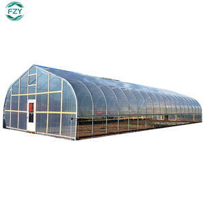 Grand tunnel, <span class=keywords><strong>fraise</strong></span>, champignon industriel, culture de légumes, serre agricole à travée unique préfabriquée, cadre à vendre - Product Image 2