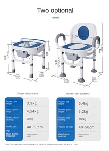 Vente directe d'usine douche bain toilette chaise chaise de bain pour handicapés et personnes âgées - Product Image 6