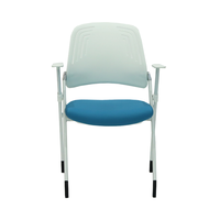 Chaise de bureau ergonomique pour la formation, chaise pliante en plastique pour salle de conférence, mobilier