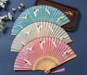 Custom Printed Large Folding Bamboo Hand Fan with Carved Design Eco-Friendly Folk Art Craft for Business or Halloween Occasions - Product Image 5