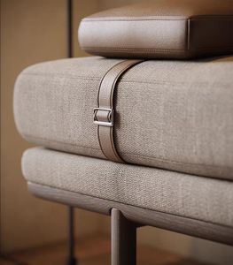 Italian Light Luxury <strong>Bed</strong> <strong>End</strong> <strong>Stool</strong> Designer Creative Personality Leather Soft Bag Long Bench Home Living Room Entry Shoe <strong>Stool</strong> - Product Image 3