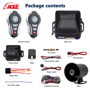 Từ xa bắt đầu động cơ xe trung tâm Hệ thống khóa xe báo động an ninh Hệ thống báo động xe - Product Image 6