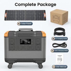 Station d'alimentation 3000W 2688Wh EU pour camping-car, caravane, camping, boondocking, énergie solaire hors réseau, alimentation de secours - Product Image 6